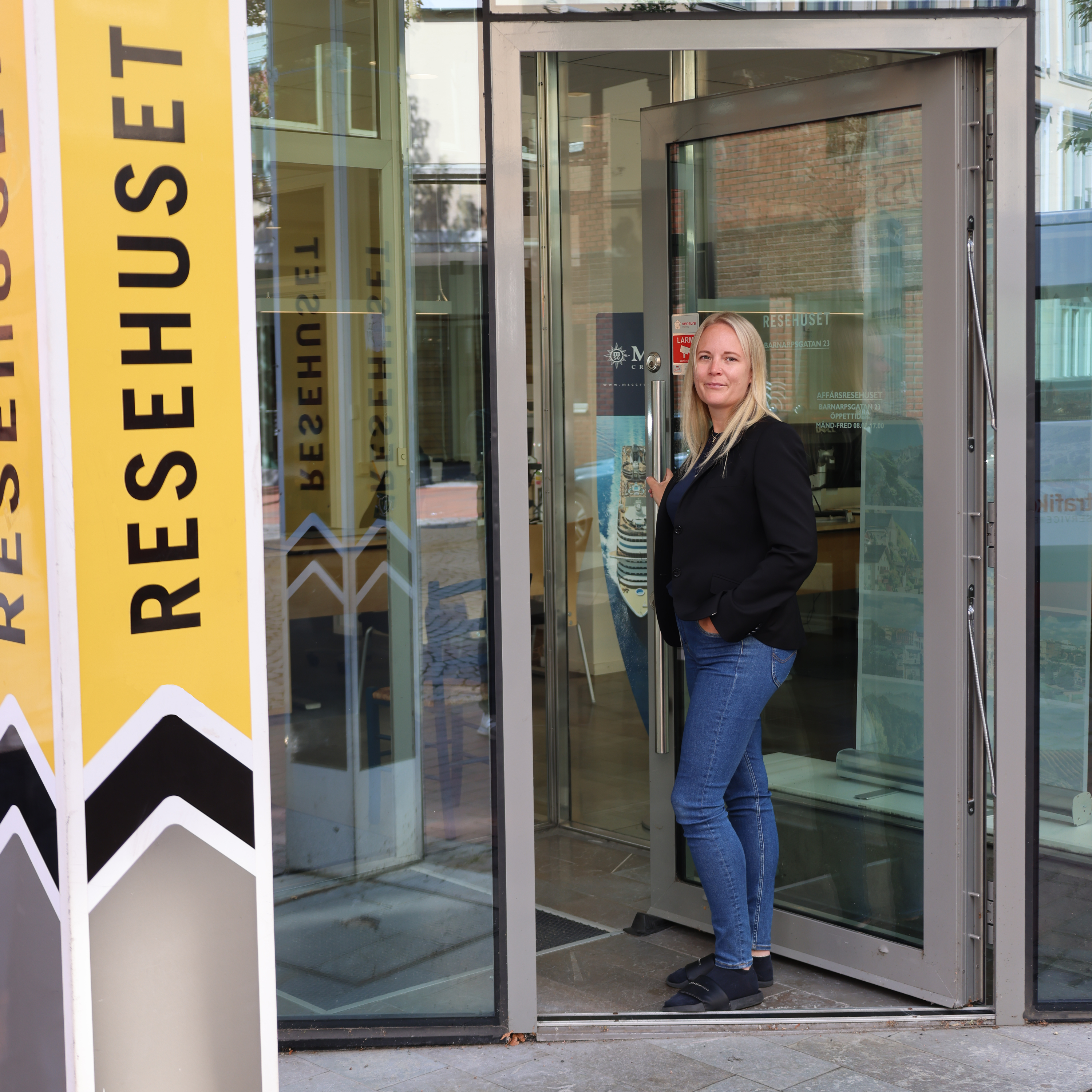 Resehusets resebyrå på Barnarpsgatan i Jönköping